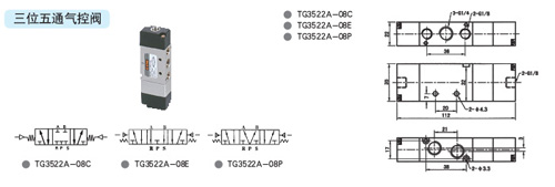 TG2511A-06   TG2512A-06    TG2521A-08      气控阀