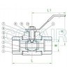 Q11SA，内螺纹球阀