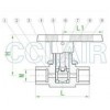 Q11SAF-64，内螺纹球阀