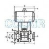 GUQ-10(KF)，GUQ-16(KF)，GUQ-25(KF)，GUQ-32(KF)，气动高真空球阀