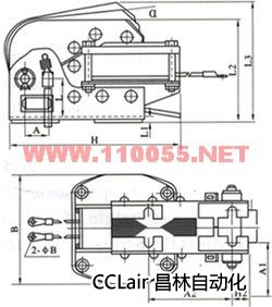 MZZ1-100  MZZ1-200  MZZ1-300    交流单相制动电磁铁