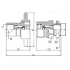 KSG5-12F-BSP,KSG5-16F-BSP,KSG5-12M-BSP,KSG5-16M-BSP,飞翼型快速接头