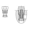 CCV-T18-X2.0N,CCV-T18-X2.0V,螺纹插装式单向阀