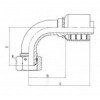 1EC43-4-4,1EC43-6-6,1EC43-8-6,1EC43-8-8,1EC43-10-8,1EC43-10-10,1EC43-12-10,90度弯接头