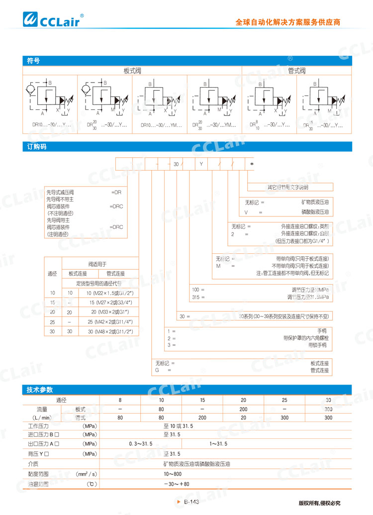 DR 30型先导式减压阀-2